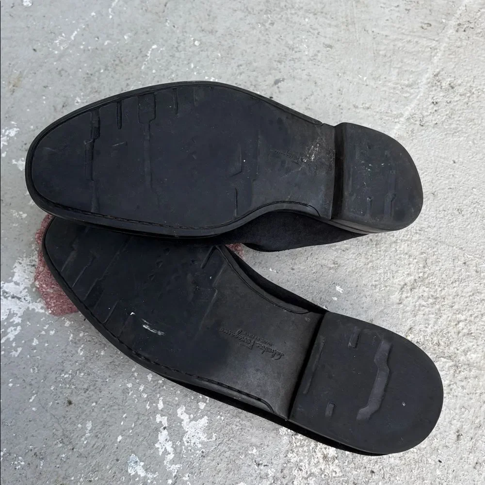 Ferragamo suede loafers